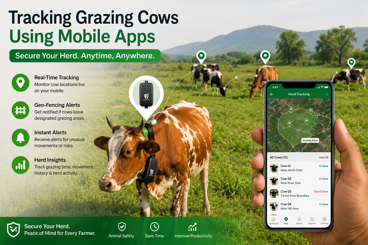 GPS Tracker vs. RFID Ear Tags | Choosing the Best Cow Tracking Device in India