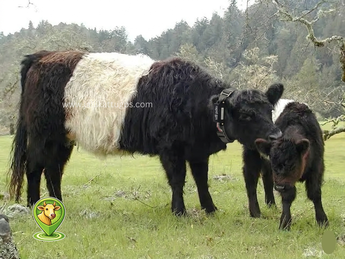 Belted Galloway cow 